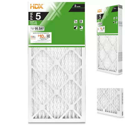 14 X 30 X 1 Standard Pleated Air Filter FPR 5 3-Pack Air Filters Replacement • $16.45