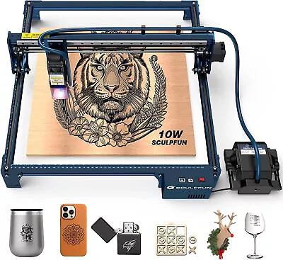 SCULPFUN S30 PRO Laser Engraving Machine Cutting Machine W/ Auto Air-assist DIY • £440.39