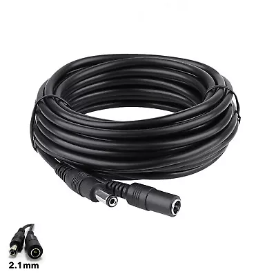 DC Power Extension 12V Cable 3m 5m 10m For CCTV LED & Adapters 2.1mm*5.5mm Jack • £5.10