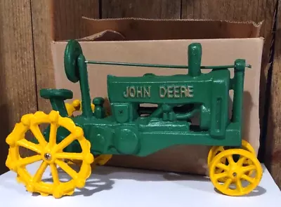 11  John Deere Tractor Heavy Cast Iron In Original Box 1:16 Scale 11  X 7  • $19.99