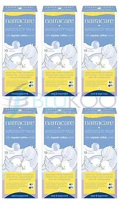 Natracare New Mother Maternity Pads - 10 Pieces (Pack Of 6) • £19.78