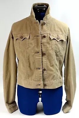 Vintage LEVI'S Corduroy Trucker Jacket - White Tab (Tan) Medium • $25.99