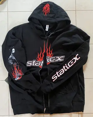 NEW Dope Hoody Hooded Sweatshirt ZIP UP JACKET Heavy Metal Band Static-x 3XL • $30