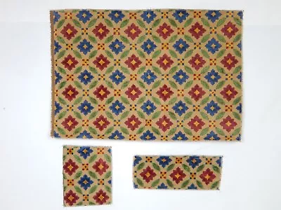 Clarence House  Bosphorus Cafe Au Lair  Epingle Fabric Remnants. 3 Pieces • $69.95
