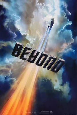 STAR TREK BEYOND MOVIE POSTER Double Sided ORIGINAL 27x40  WITH MYLAR • $40