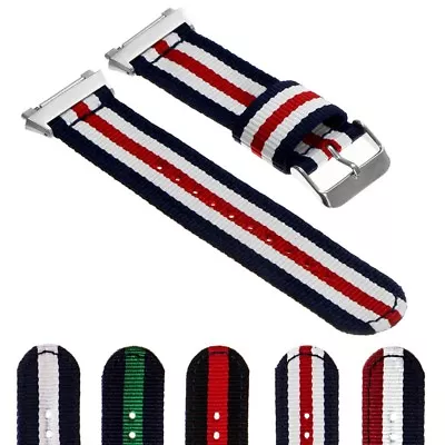 $32.89 • Buy StrapsCo Nylon Replacement Watch Strap Band For Fitbit Ionic