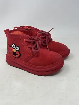 Ugg Sesame Street Elmo Pre School Toddler Boots Size 11 1127431T • $35.90