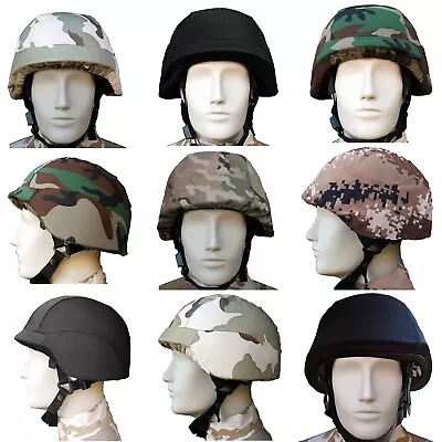 Helmet Cover Ballistic Bulletproof Camo Black Blue Green Desert Multicam Brown • $18.64