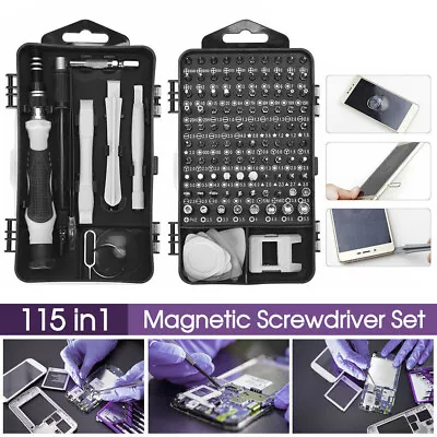 $15.90 • Buy 115 IN 1 Precision Screwdriver Set Torx Computer PC Phone Watch Repair Tool Kit