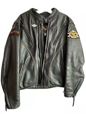 HARLEY DAVIDSON OWNERS GROUP MEN'S XXL Leather Jacket • $282.70