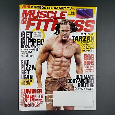 Muscle & Fitness Bodybuilding Magazine Alexander Skarsgard Tarzan June 2016 • $23.99