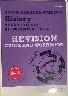 Pearson REVISE Edexcel GCSE (9-1) History Henry VIII Revision Guide And... • £3.50