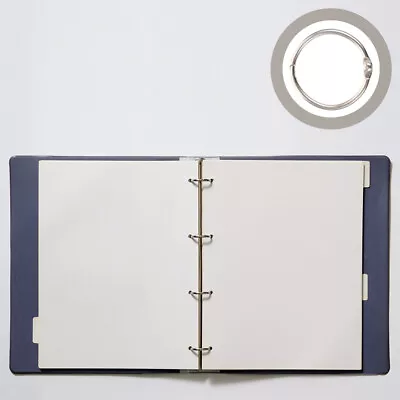  60 Pcs Notepad Rings Binder Notebook Clip Decorative Convenient Hoop Section • £10.55