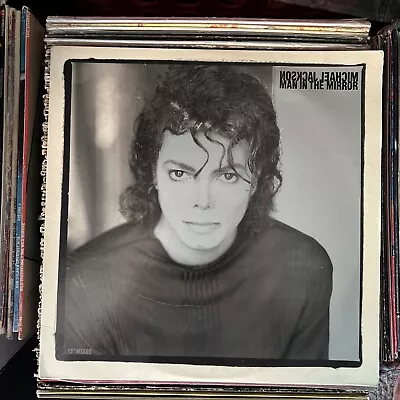 Michael Jackson ‎Man In The Mirror Mixes 12  / 33/Vinyl Record Epic ‎LP 1987  VG • $18