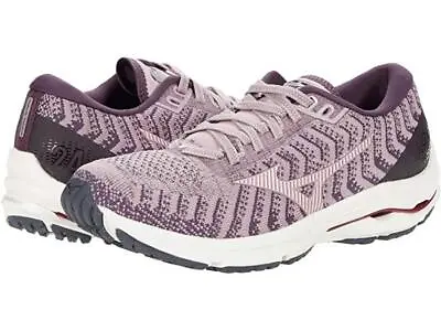 New Women's Mizuno Wave Rider 24 Waveknit Running Shoes Size 8 Purple 411229 • $52.49