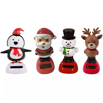 Solar Powered Dancing Swinging Animated Christmas Bobble Dancer Toys • $8