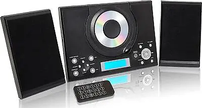 Micro HiFi Music System CD Player Aux In With Alarm Clock Radio Stereo Audio NEW • £54.25