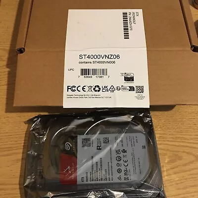 SEAGATE ST4000VNZ06 4TB Desktop Hard Drive 4000GB • £10