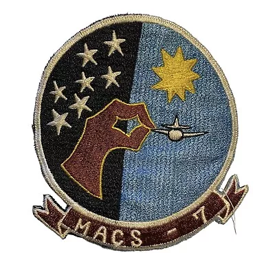 Vietnam War MACS-7 Patch Japanese Theater Made Marine Air Control Squadron USMC • $9.99