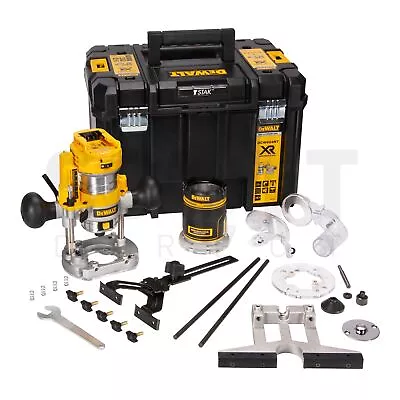 £289.99 • Buy Dewalt DCW604NT 18V XR Li-ion Cordless Brushless 1/4  Router + 2 X Bases + Case