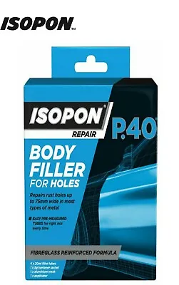 Isopon REPAIR P40 Body Filler For Holes P40/PBX • £15.13