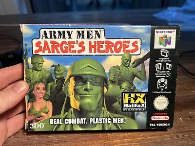 Nintendo 64 / N64 | Army Men Sarge's Heroes | Boxed • $349