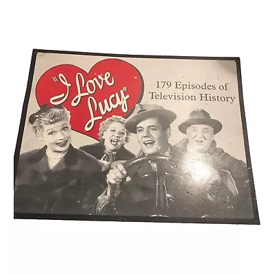 I Love Lucy Metal Poster Collectible ‘Television History’ 16” X 12.5” • $16.07