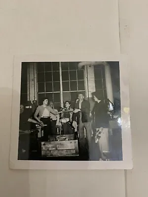 Vintage C.1960 Black And White Photograph Company Christmas Party N • $10