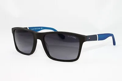 Tommy Hilfiger Sunglasses Men's Square TH1405S T9T Dark Brown Blue 56mm NEW! • $39.99