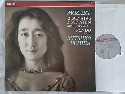 Philips 412 122-1 Mitsuko Uchida Mozart 2 Piano Sonatas KV 533 & 545 • £4