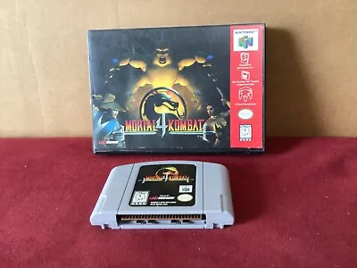 Mortal Kombat 4 Nintendo 64 N64 Video Game Cartridge W/ Hard Box • $45