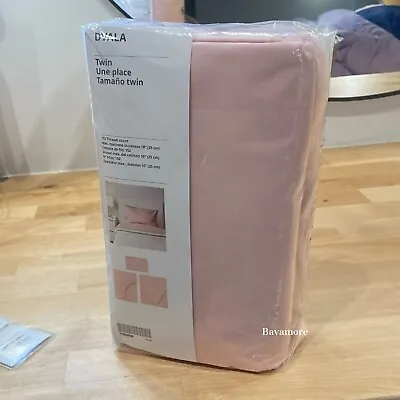 Ikea DVALA Sheet Set Light Pink Twin Cotton 3-Pieces NEW • $39.99