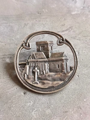£89.95 • Buy John Hart 925 Sterling Silver IONA Abbey Brooch, Edinburgh 1977 - 10.3 G