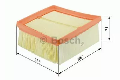 Engine Air Filter Air Element Oe Quality Replacement Bosch F026400135 • £16.85