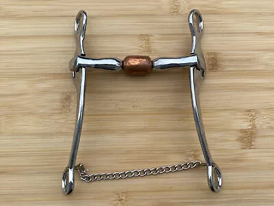 Stainless Steel Billy Allen Western Reining Horse Bit W Copper Roller ~ 5  • $38