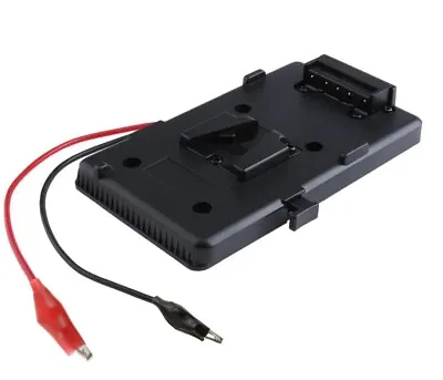 $14 • Buy Back Pack Plate Adapter For Sony V-shoe V-Mount Battery With Alligator Clips