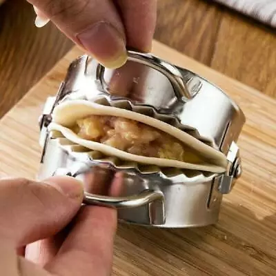 Stainless Steel Dumpling Maker Dough Cutter Ravioli Empanada Press Mold Pastry • $9.01