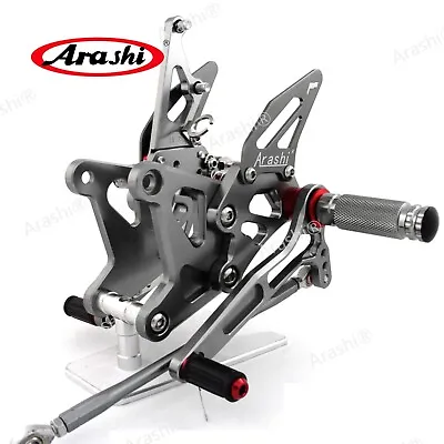 Adjustable Rearsets Footrest For Kawasaki Ninja ZX6R 2005 2006 Rear Set Foot Peg • $152.51