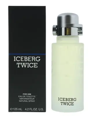 Iceberg Twice Homme Eau De Toilette Spray 125ml *NEW & SEALED* • £17.99