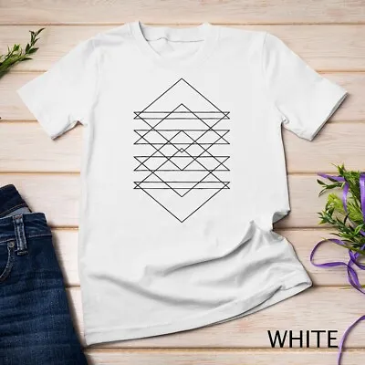 Sacred Geometry Abstract Art Geometric Triangle Lines Design Unisex T-shirt • $16.99