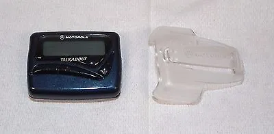 Vintage Motorola A05AMB5811AA Talkabout Battery Operated Pager W/ Holster . Blue • $69.25