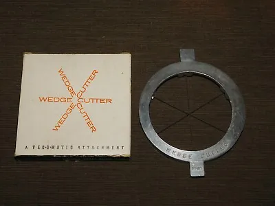 VINTAGE KITCHEN VEG O MATIC WEDGER  ATTACHMENT CUTTER In BOX • $27.99