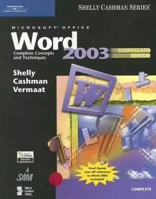 Microsoft Office Word 2003: Complete Concepts And Techniques CourseCard Edition • $16.14