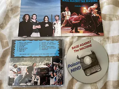 Rage Against The Machine Cd: Poison Mind! Live In Hollywood 1996 • $18