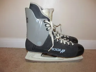Vintage Size 12 Micron Laser Ice Hockey Skates-Very Good • $24.99