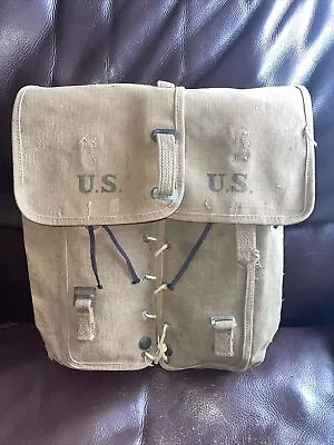 WW1 US CAVALRY RATION BAG - WWI Ration Bag - WORLD WAR 1 RATION • $55