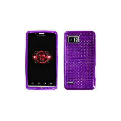 Verizon High Gloss Silicone Cover Motorola Droid Bionic (Purple) (Bulk • $8.49