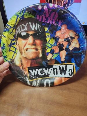 £14.75 • Buy WCW / NWo WRESTLING Paper Plates~ Vintage Birthday Party Supplies Dessert