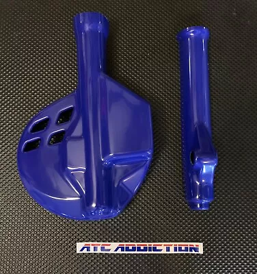 $149.95 • Buy ATC Addiction Fork & Disc Guards BLUE. 86 87 Kawasaki KXT250 250 Tecate 3 Maier