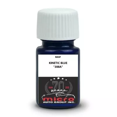 $14.88 • Buy General Motors Kinetic Blue 388A Touch Up Paint Kit With Brush 2 Oz SHIPS TODAY